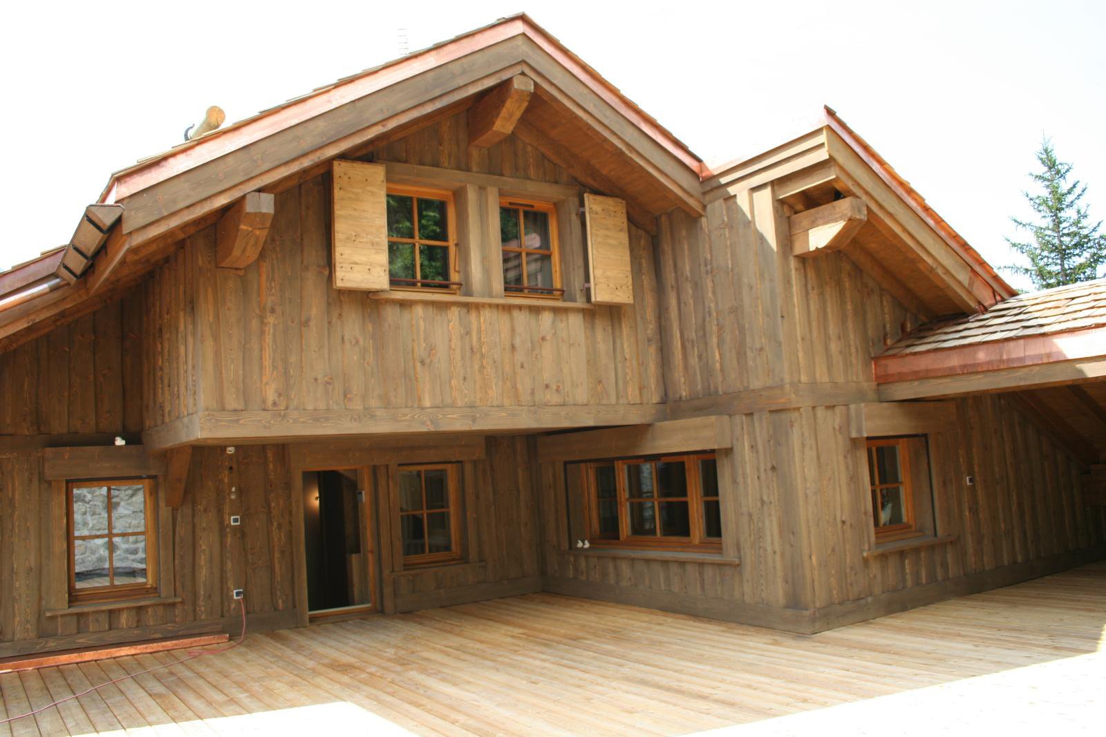 Chalet en bois à Méribel (Savoie 73) réalisé par Alpes Charpentes à Bozel